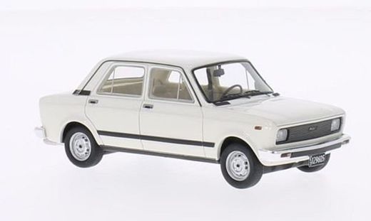Fiat 128 CL, blanco, Maradona, 1982, Modelo de Auto, modello completo, Neo