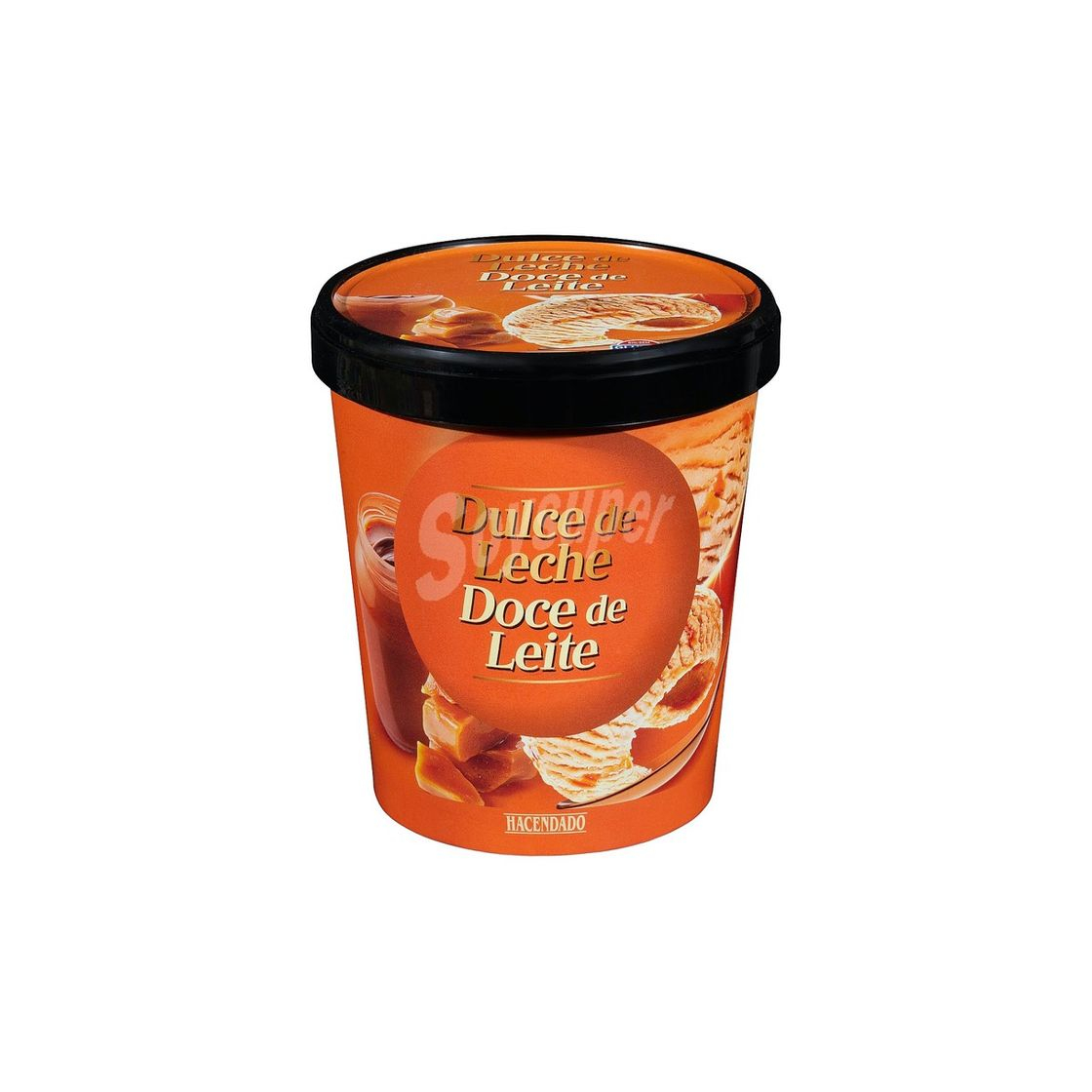 Product Helado de tarrina dulce de leche Hacendado 