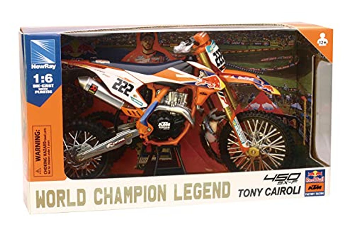 Producto New Ray - Moto KTM 450 SX-F Racing T. Cairoli Nº 222