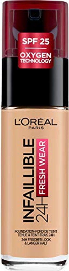 Social L'Oréal Paris Make-up designer 24H Fresh Wear Base de Maquillaje de Larga