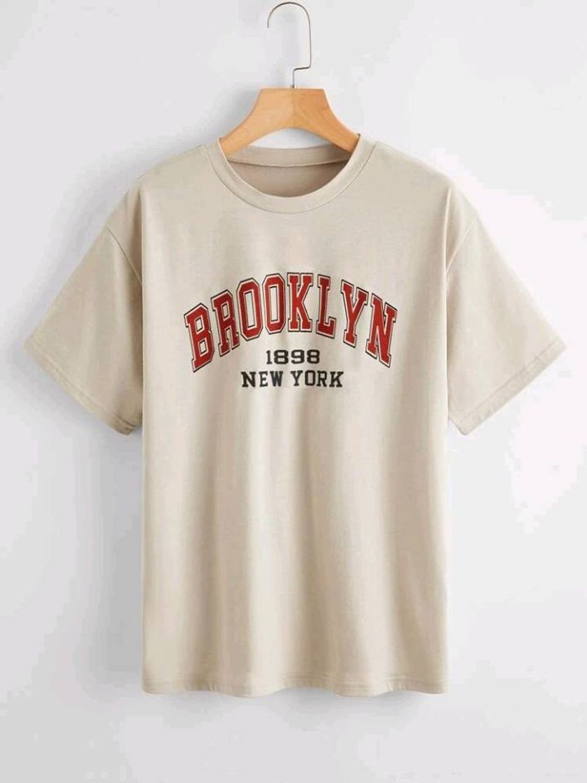 Fashion Camiseta do Brookly shein