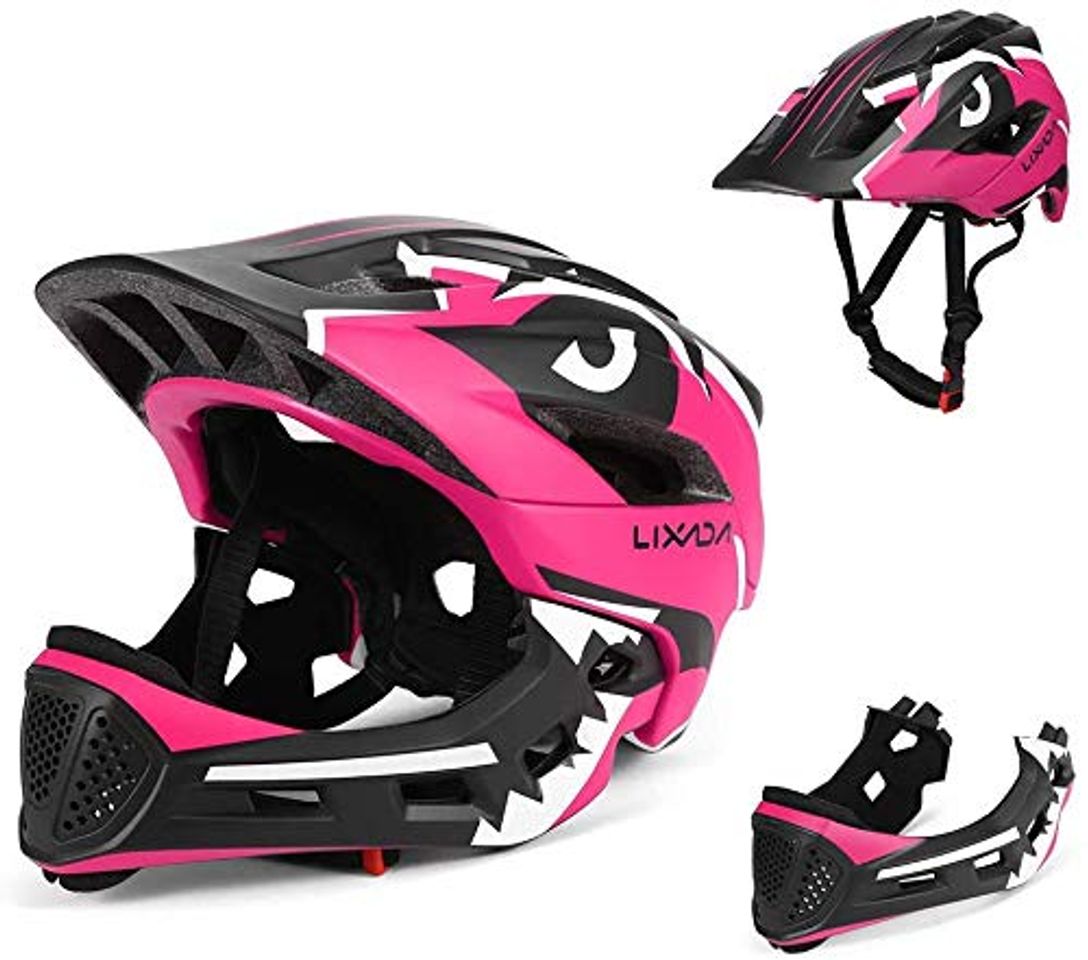 Producto BMX Casco Infantil Integral para Ciclismo Enduro. Totalmente Ajustable con Mentoner Desmontable.