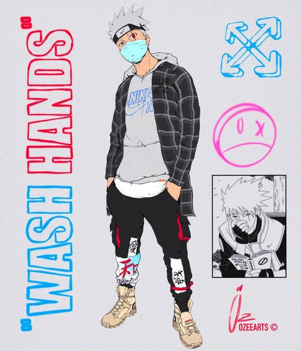 Fashion Kakashi corona drip