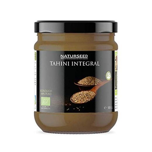 Naturseed Tahini Pasta de Sésamo Ecologico, Bio - Raw, Salsa Sin Sal