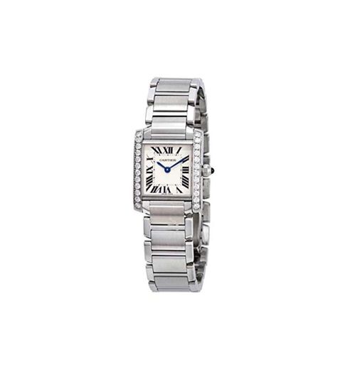 Cartier Tank Francaise 2384 - Reloj de cuarzo suizo para mujer