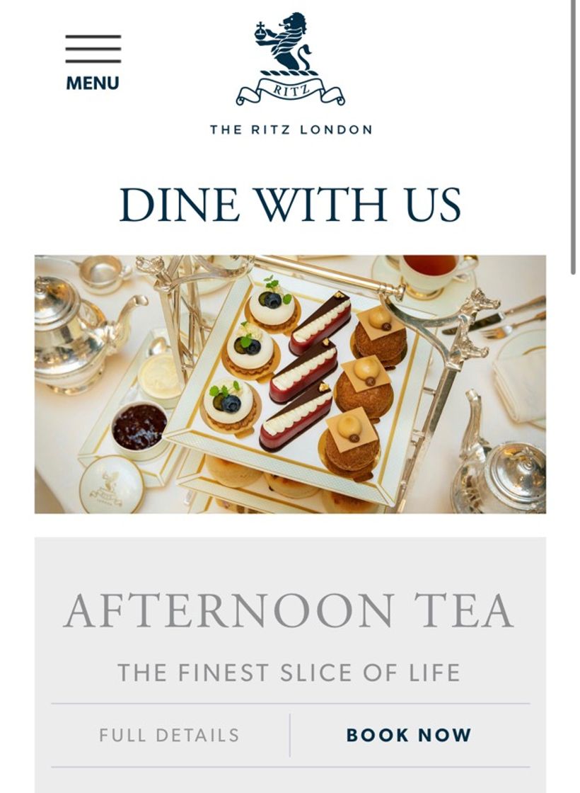 Moda RITZ BEST AFTERNOON TEA