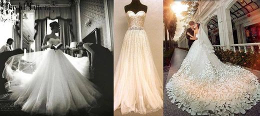 Os 100 vestidos de noiva modelo princesa mais lindos de todos os ...
