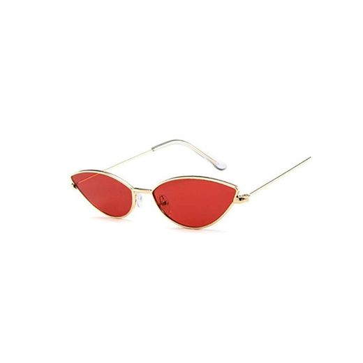 Nobrand Cute Sexy Cat Eye Sunglasses Women Retro Small Red Cateye Sun