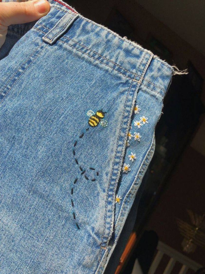 Moda calça jeans custom