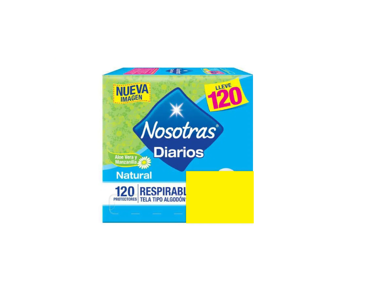 Social Protectores nosotras diarios natural respirables 