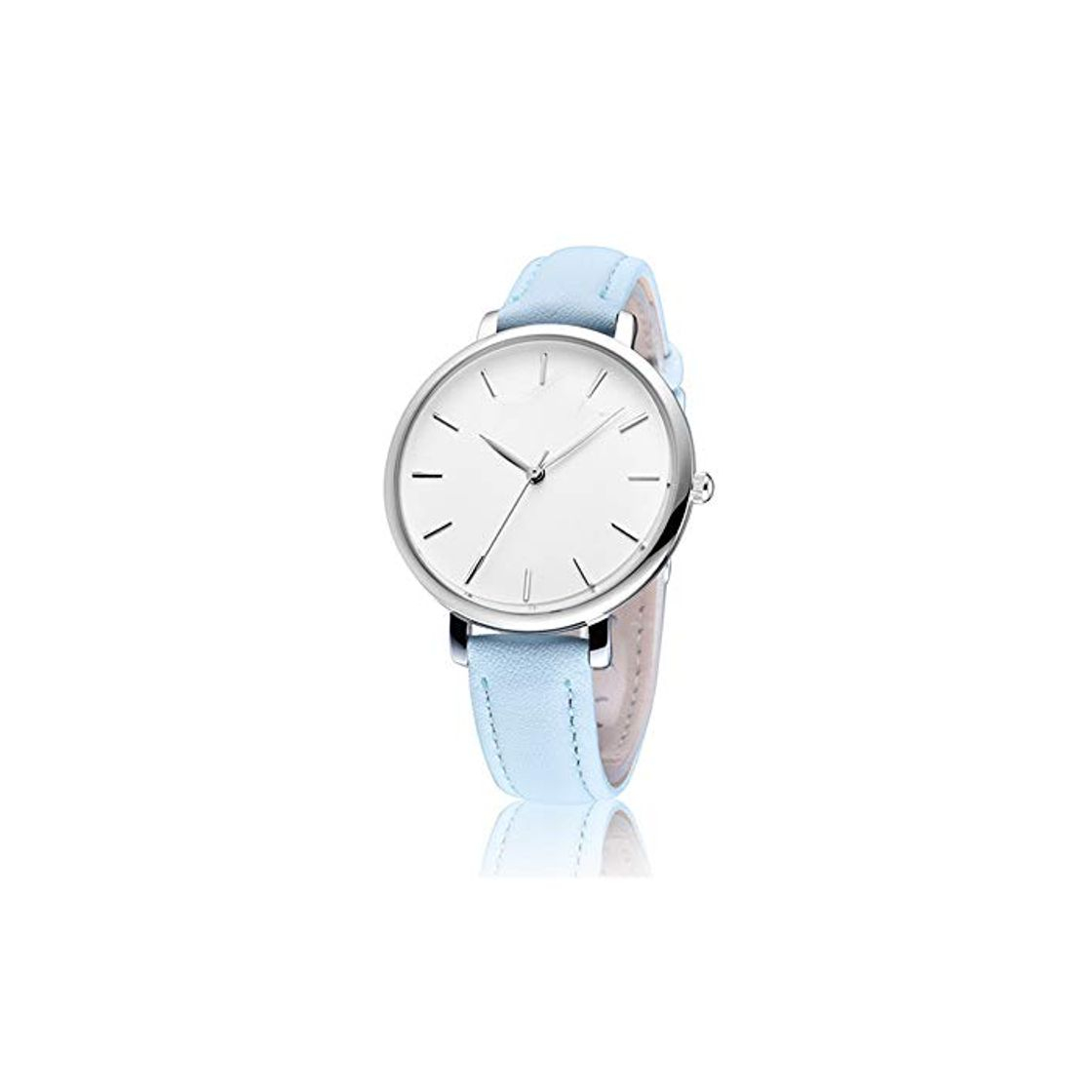 Fashion Wish Reloj de Mujer Reloj de Cuarzo de Moda Impermeable Casual Cinturón