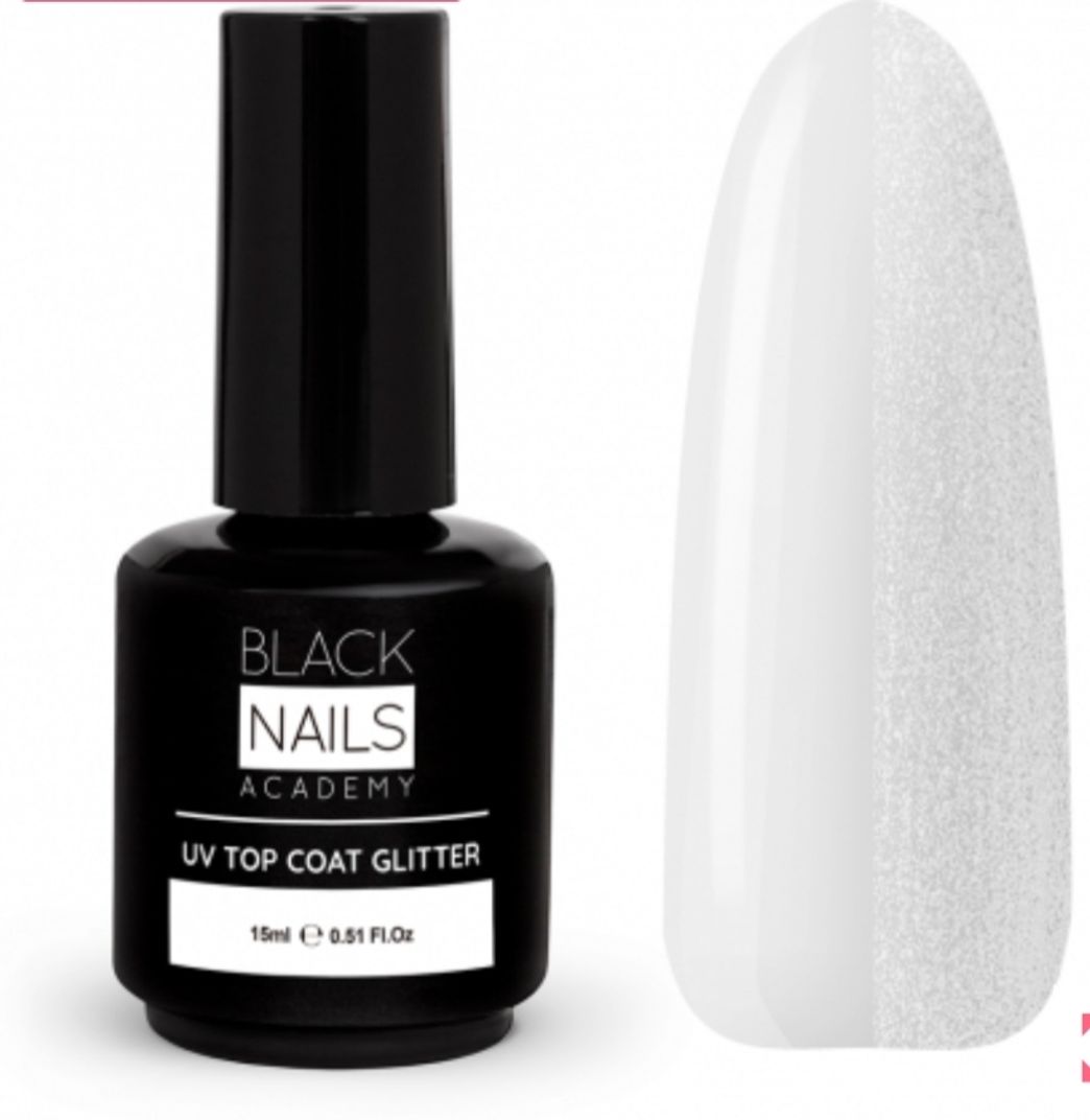 Social UV Top coat glitter