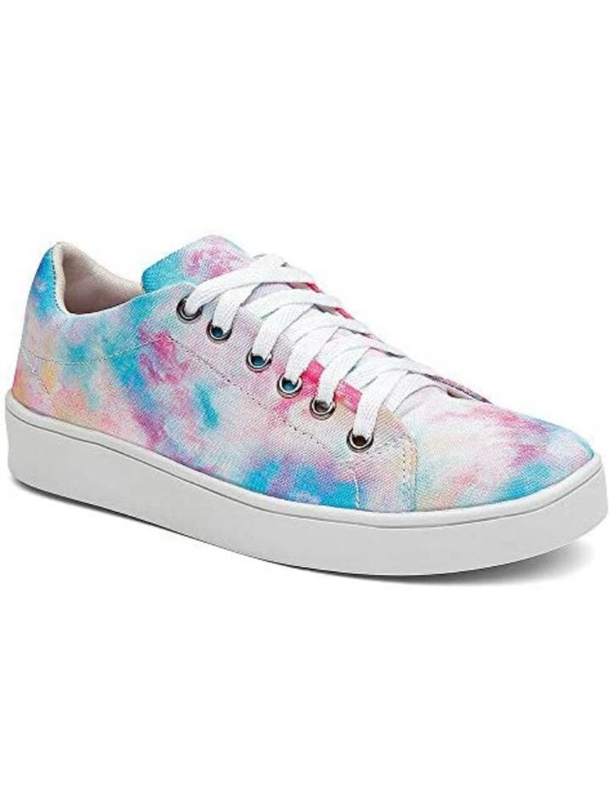 Fashion Tênis Feminino Tie Dye Sapatenis Colorido