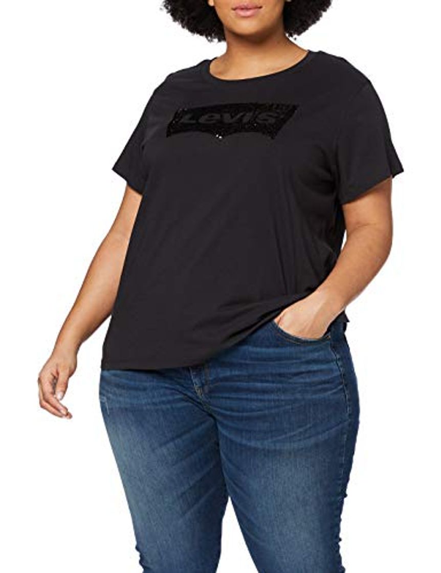 Fashion Levi's Plus Size tee Camiseta, Black