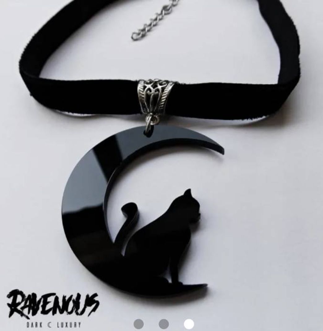 Fashion Choker moon cat