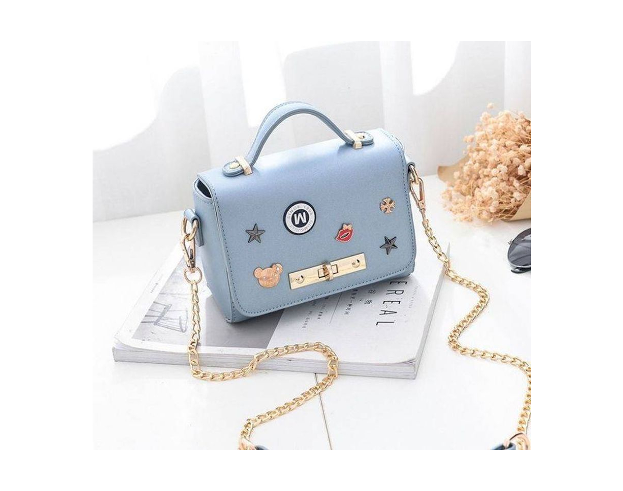 Social Bolsa azul estilosa