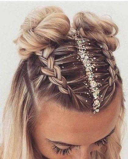 Penteado com tranças