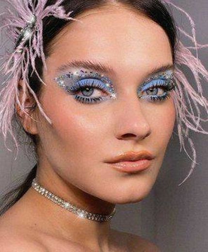 Blue makeup 💙