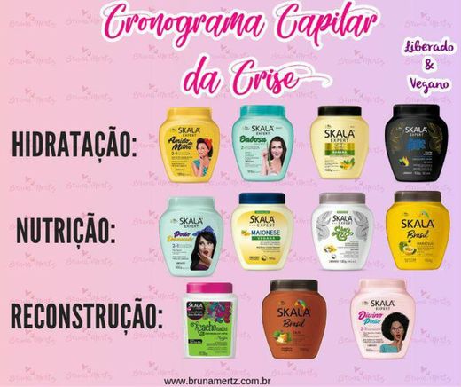 Cronograma capilar baratinho 