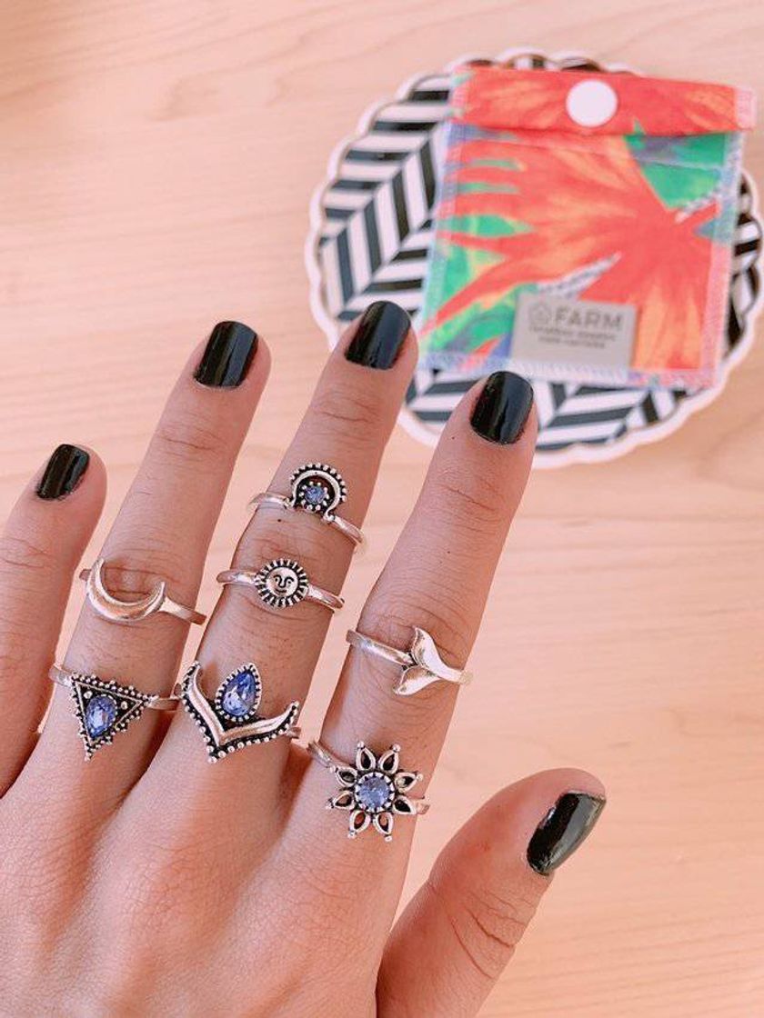 Social Conjunto de anéis- R$ 22