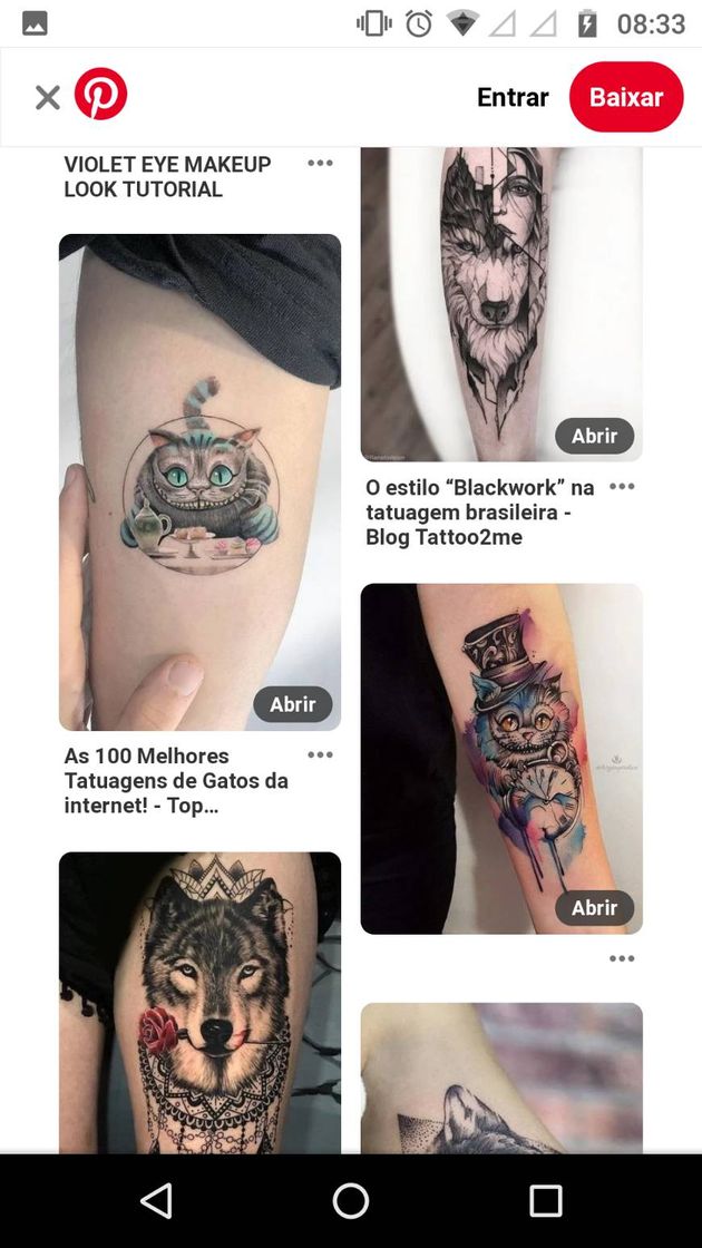 Moda Inspirações para Tattoo