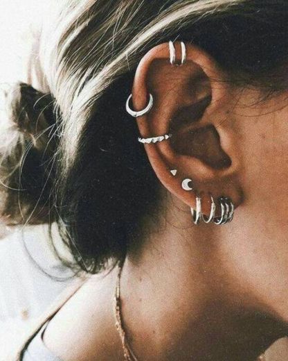 Piercings na orelha 