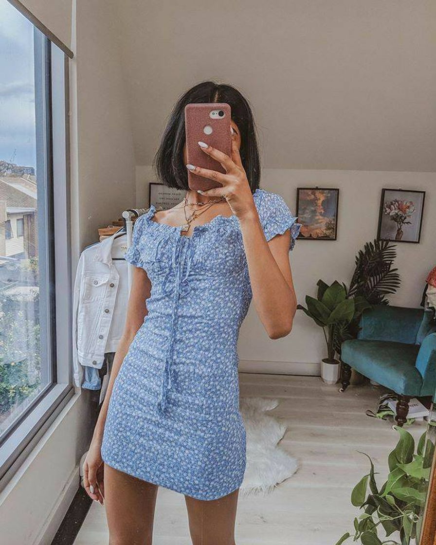 Social Bambi Dress/ Blue