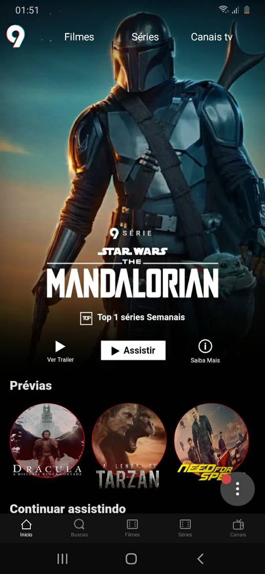 App Aplicativo de filmes e séries