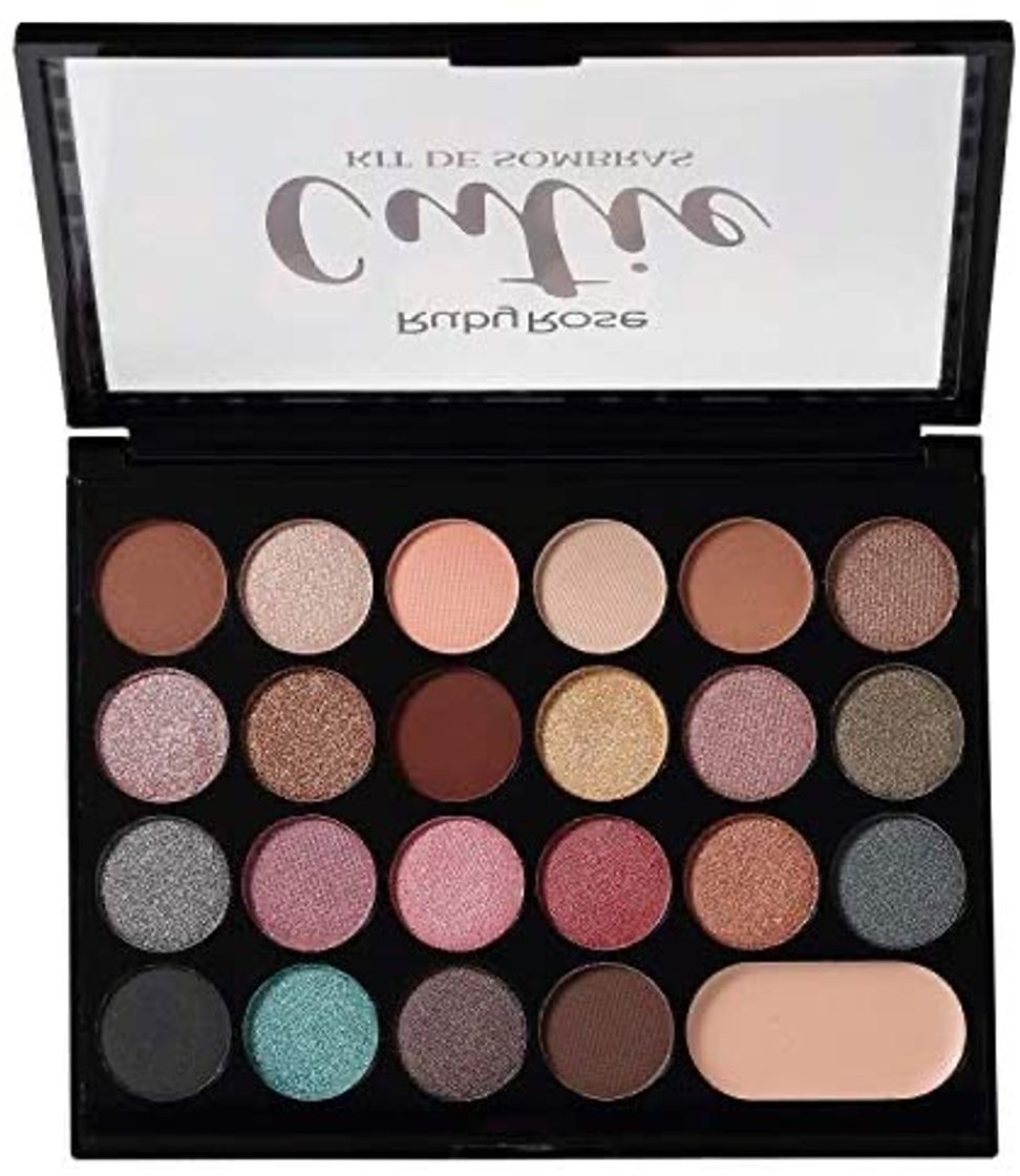 Moda Paleta de Sombras CUTIE 22 Cores e 1 Primer - Ruby Rose 