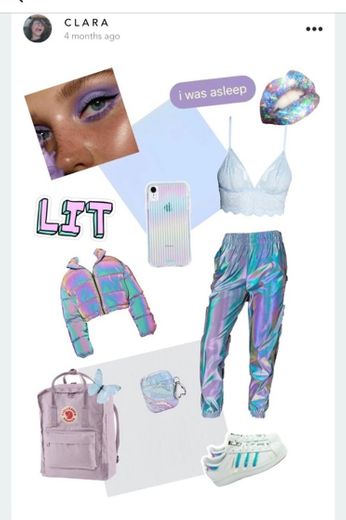 holographic outfit
