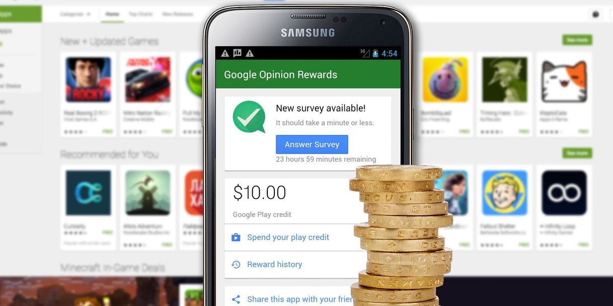 Fashion Google Opinion Rewards - It Pays to Share Your Opinion