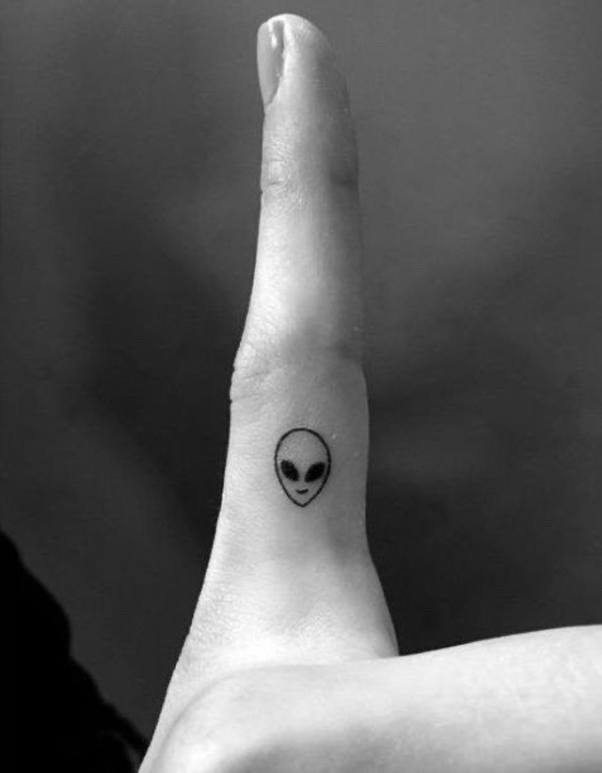 Fashion Tatuagem de Alien