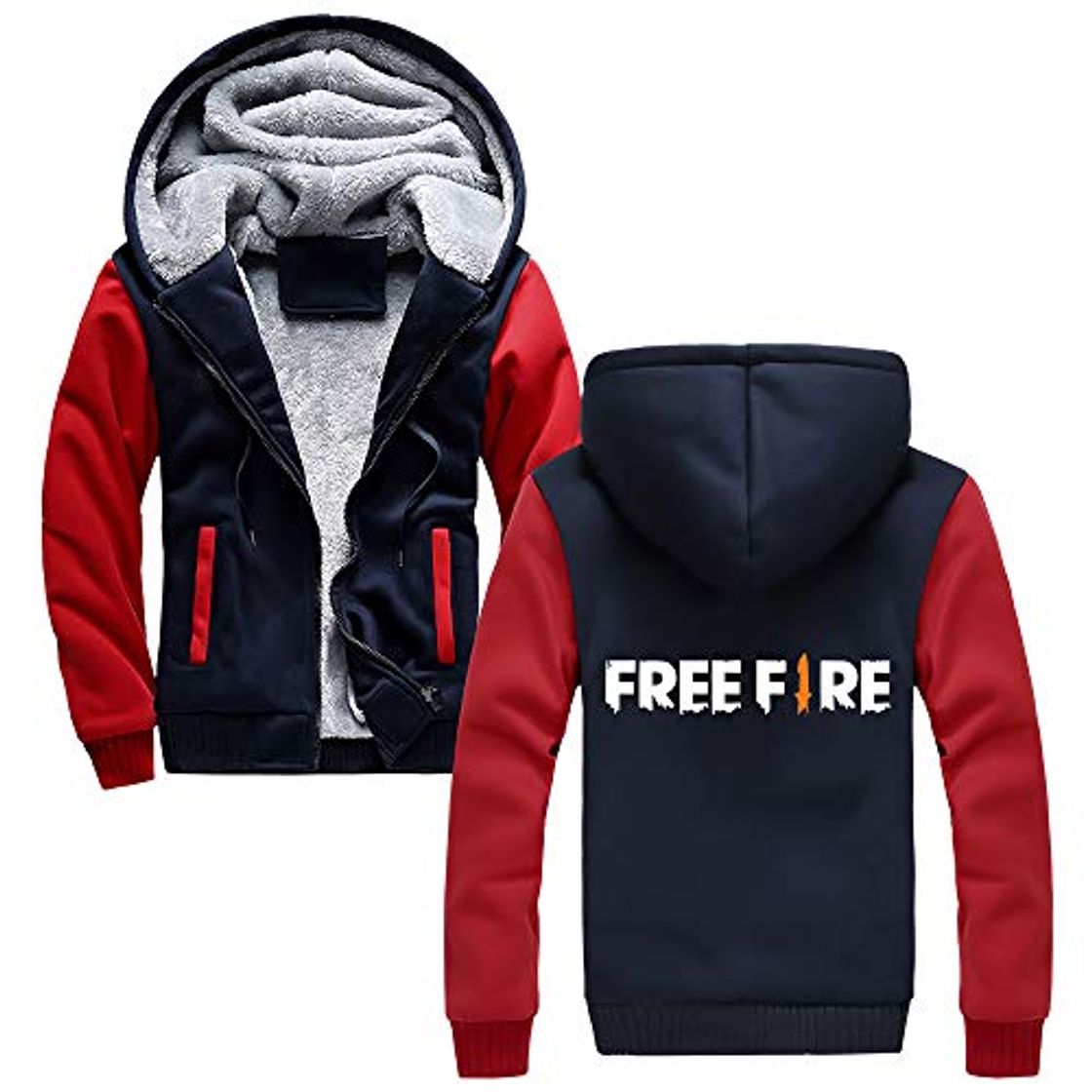 Fashion ELOLOPO Free Fire Sudadera Escudo Muchacha de la Ropa de los niños Escudo Capas de Las Chaquetas de Abrigo Boy Camiseta de Otoño e Invierno Ocio Deportes Tendencias de la Moda Free Fire Pullover