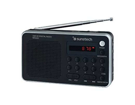 Sunstech RPDS32SL - Radio portátil digital