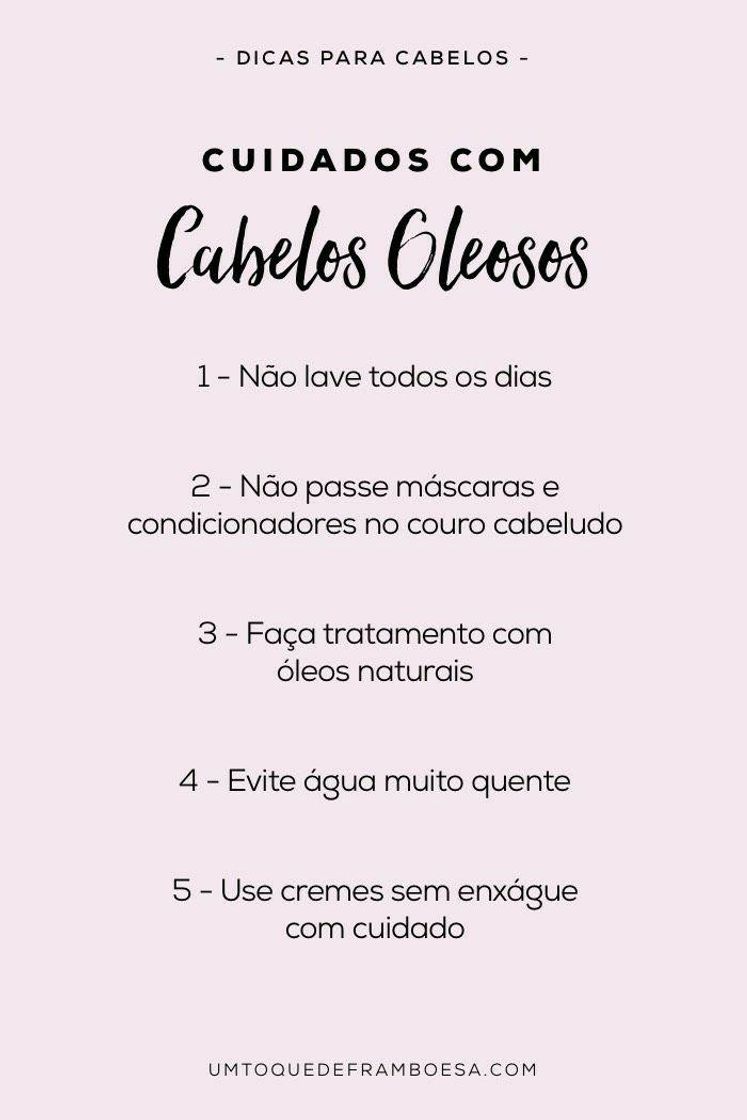 Moda dicas sobre cabelo oleoso 