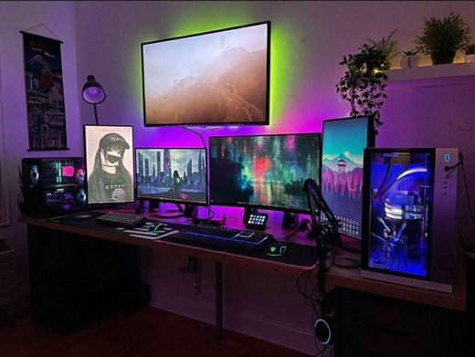 Setup com vários monitores