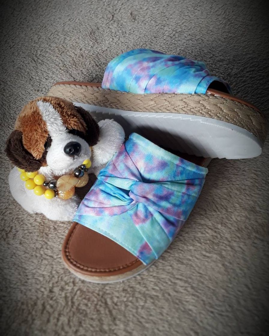 Moda Tamanco Flatform Tie Dye

