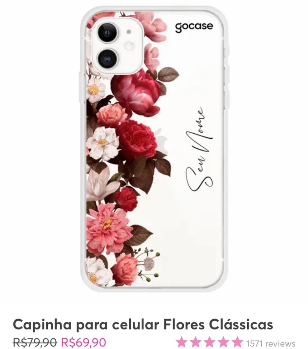 Fashion Capinha para celular Flores Clássicas - Gocase