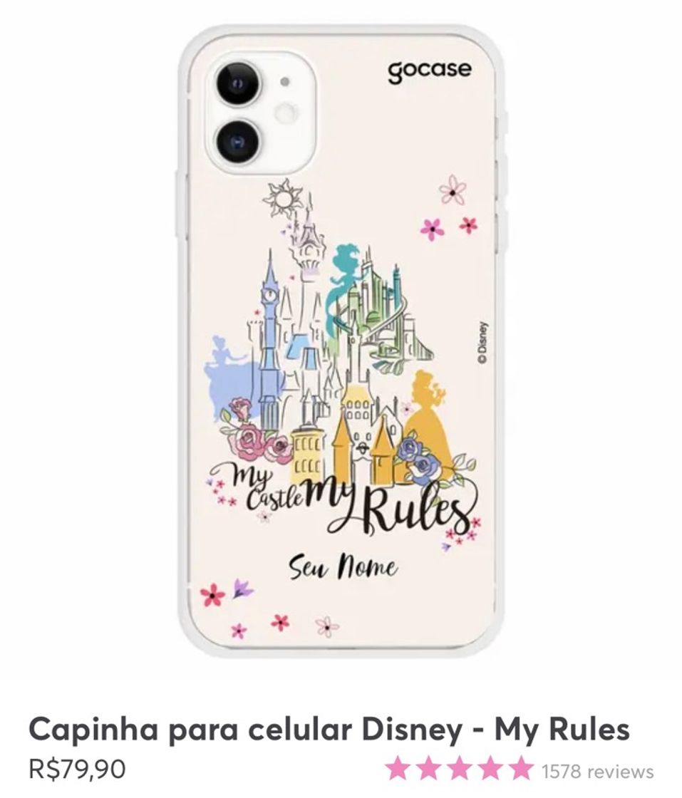 Fashion Capinha Disney - My Rules - Gocase