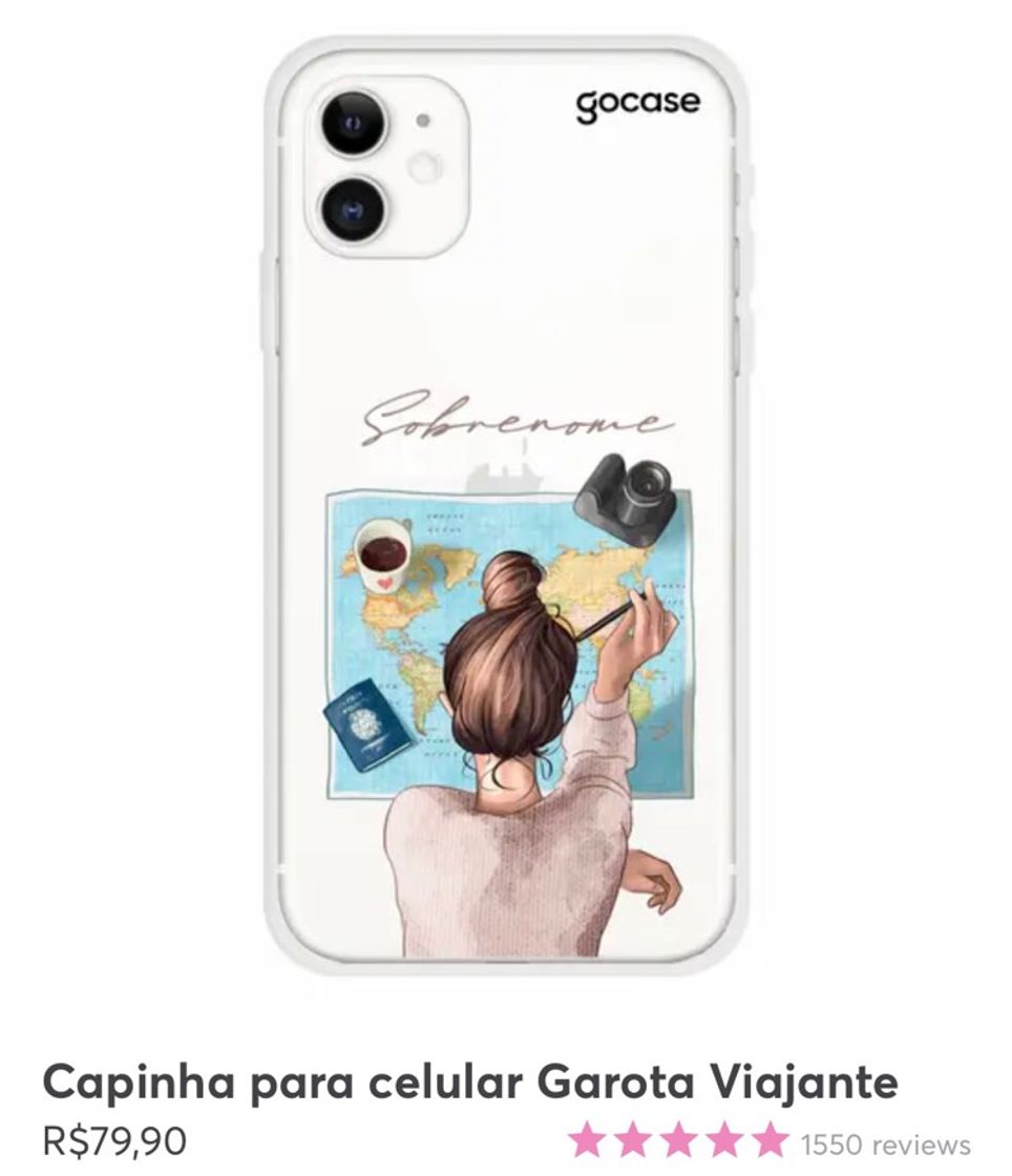 Product Capinha para celular Garota Viajante