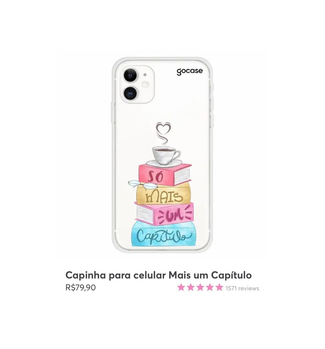 Product Capinha para celular Mais um Capítulo