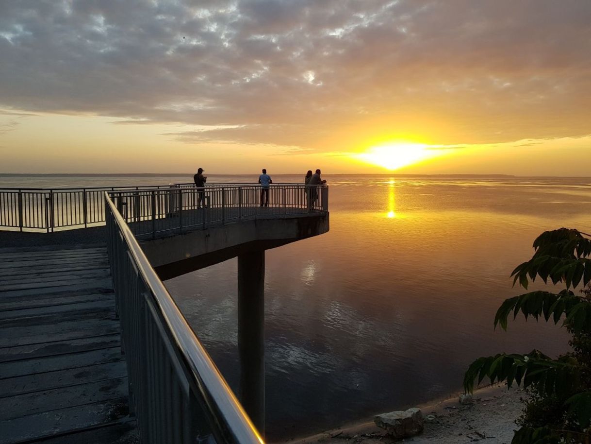 Moda Por do sol no píer da ponta negra em Manaus 🌅