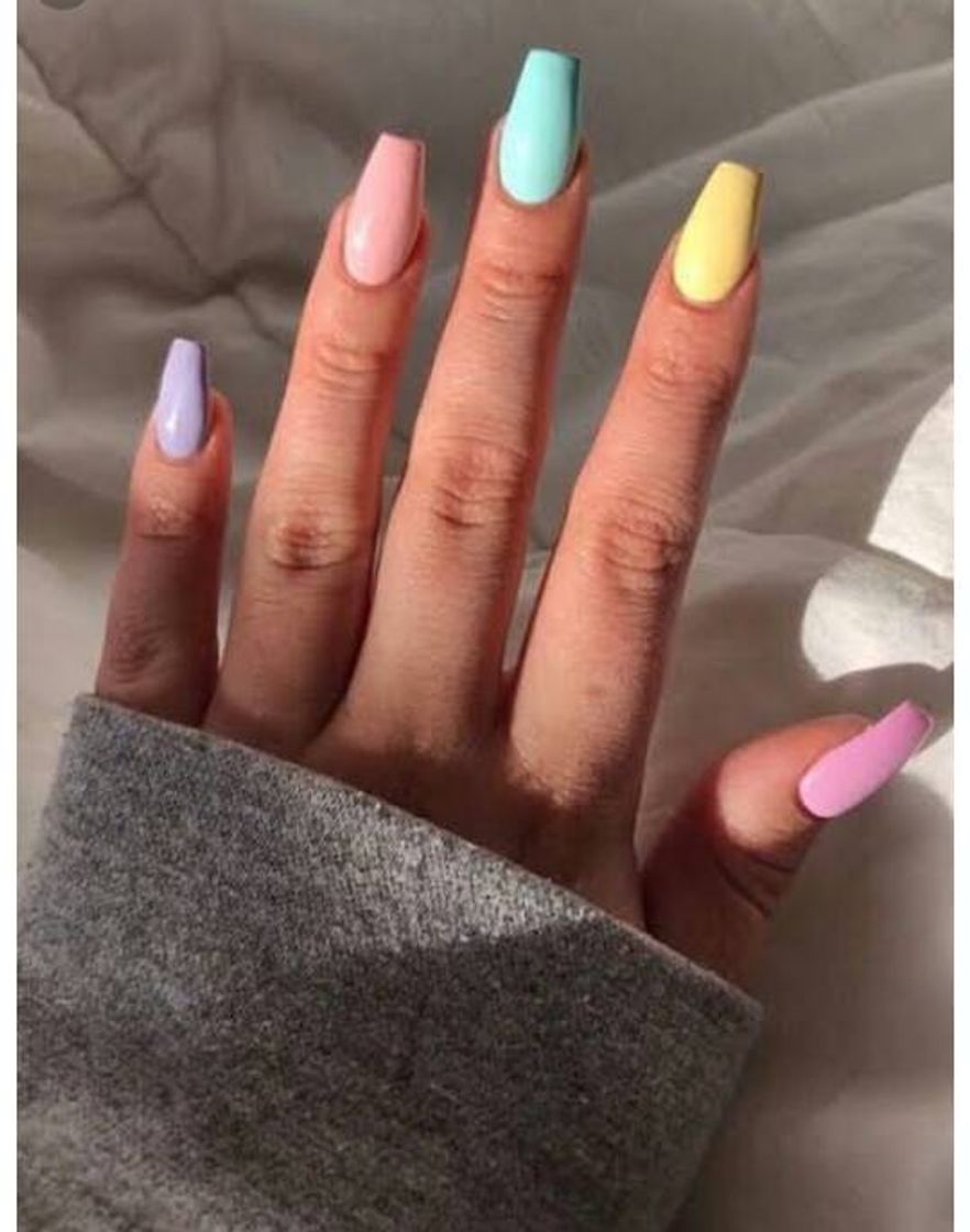 Moda Unhas pastel