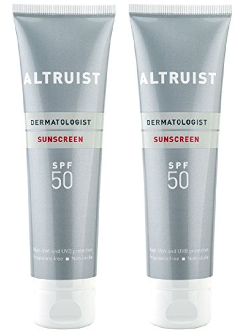 Belleza Bloqueador solar dermatológico SPF 50 de Altruist: alta protección contra los rayos