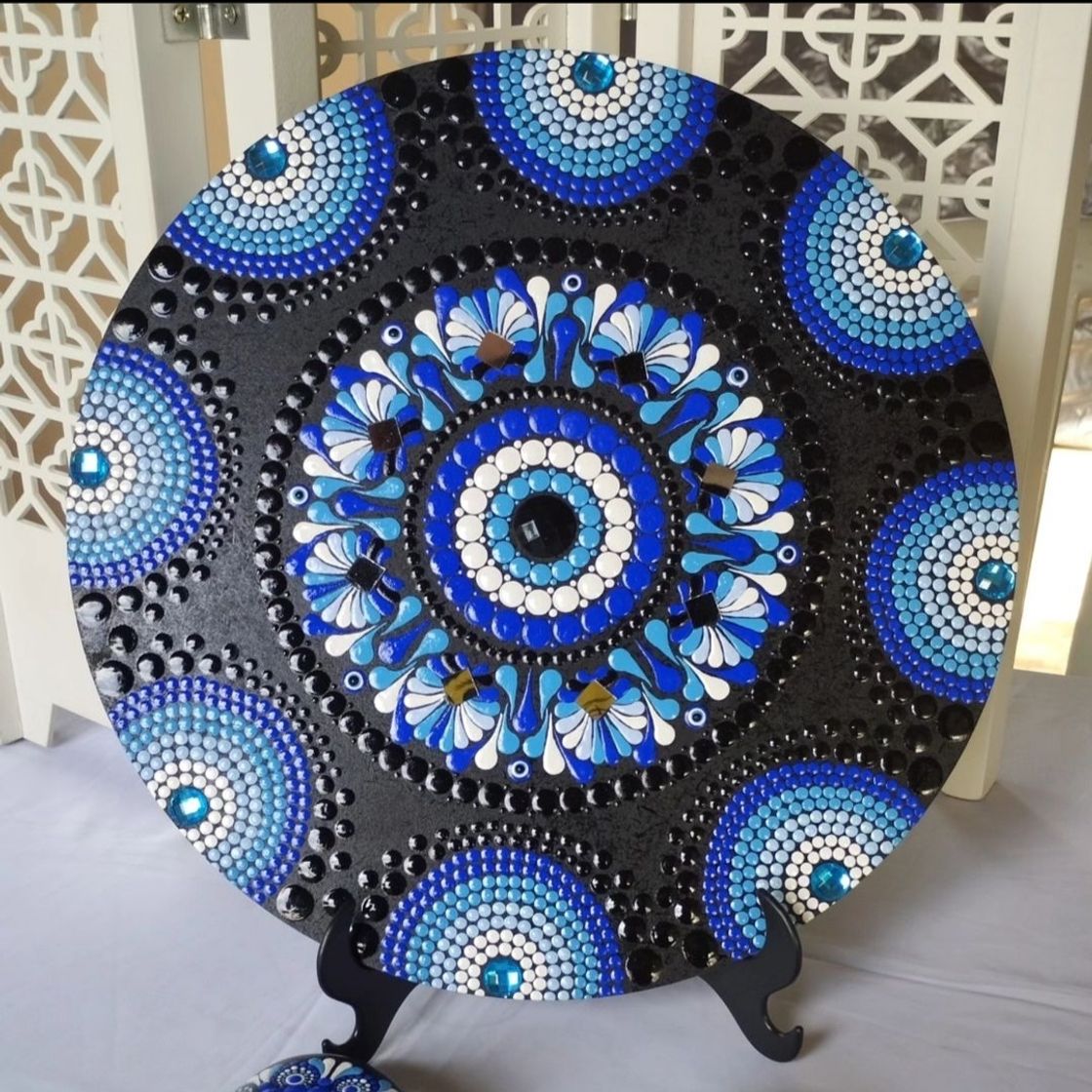 Fashion Mandala de olho grego 