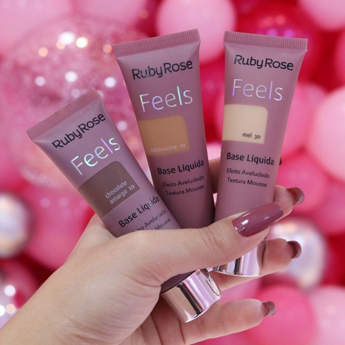 Product Base Feels Amêndoa 30 — Ruby Rose Maquiagem