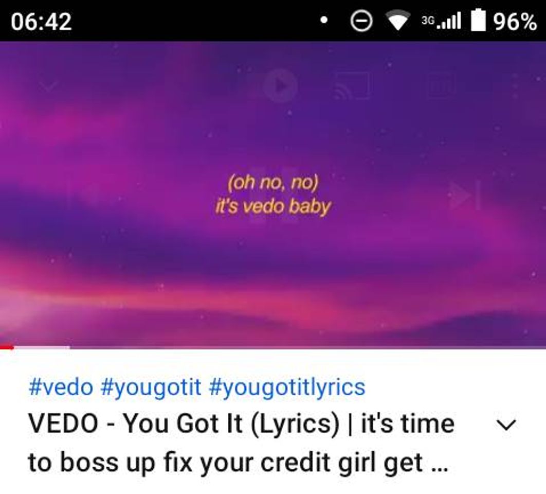 Canción VEDO | it's time to boss up fix your credit girl get at it - YouTube