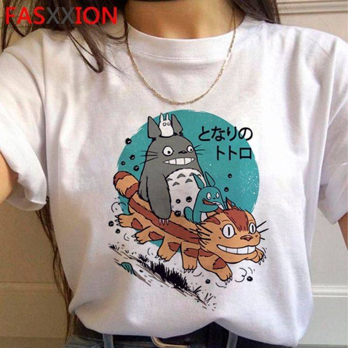 Fashion Camiseta do totoro