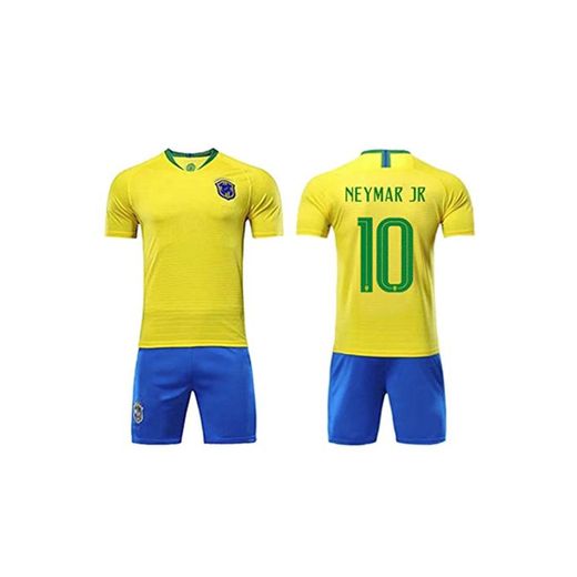 CFJJH Ropa Deportiva De Fútbol Brasil Shirt Neymar 10 Equipo Nacional De