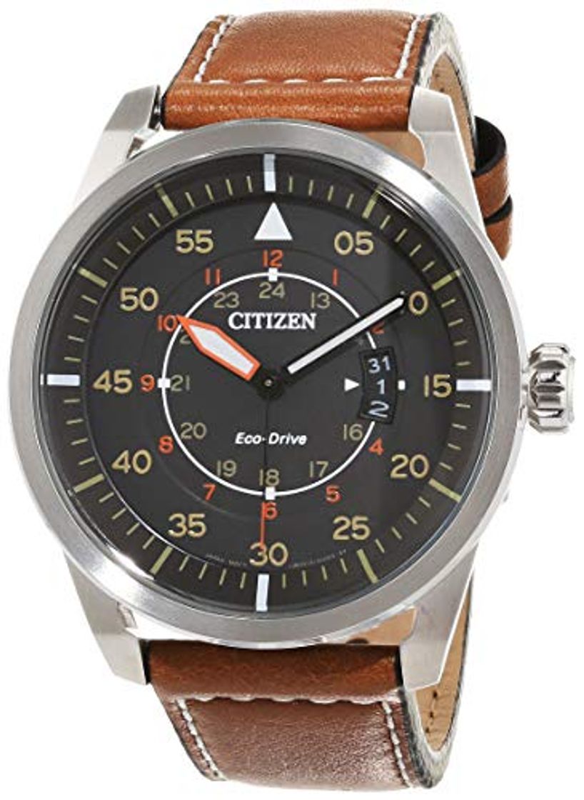 Productos Citizen Reloj Analógico para Hombre de Cuarzo con Correa en Cuero AW1360-12H